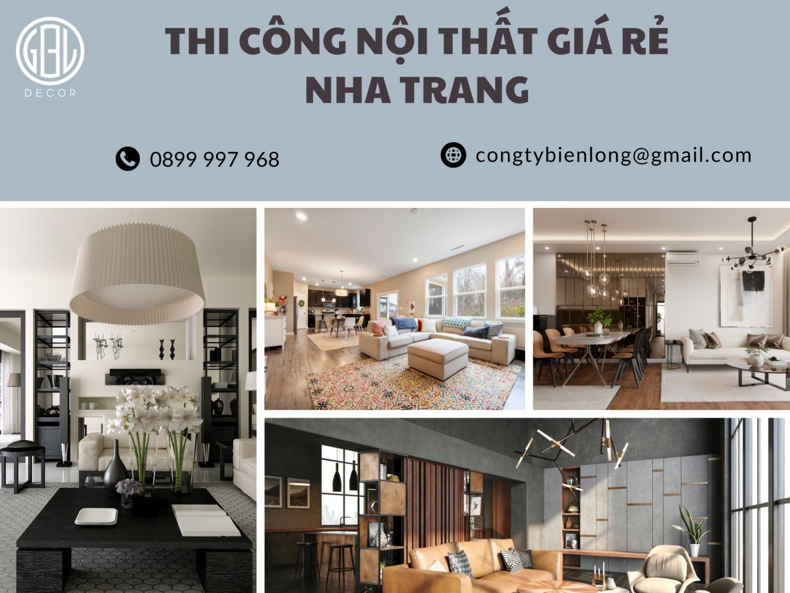 Thi công nội thất giá rẻ Nha Trang